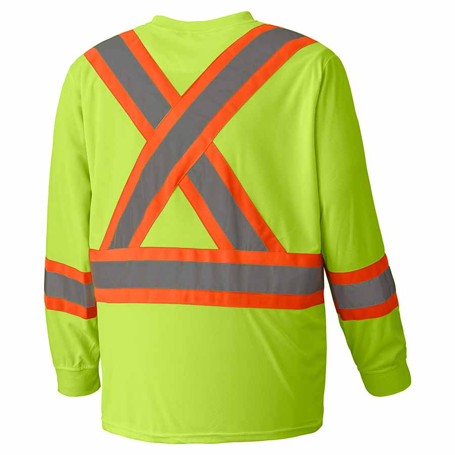 Birdeye Long Sleeved Hi Viz T Shirt - Direct Workwear