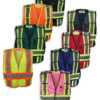 Hi-Viz 100% Polyester Soft Mesh Adjustable Vest