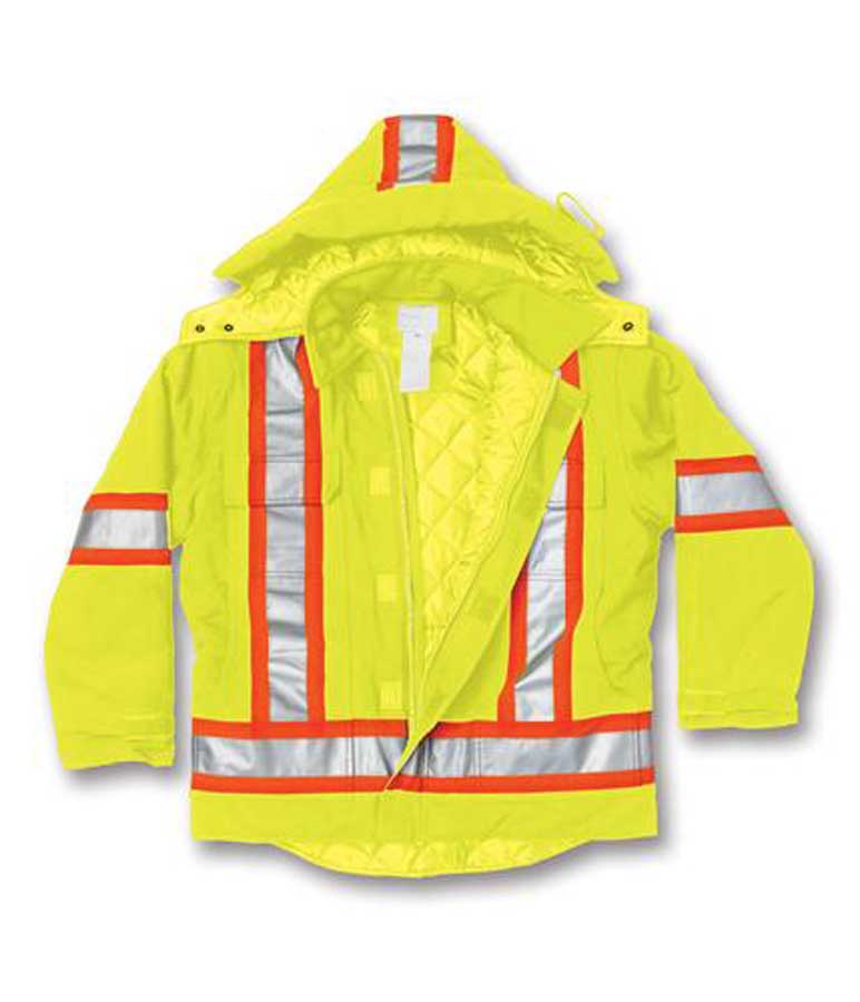 Big K Hi-Viz Cotton Duck Safety Parka/Jacket