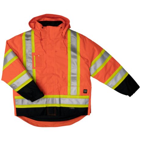orange safety 5 in 1 jacket