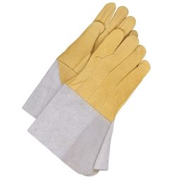 tig grain leather welding gloves