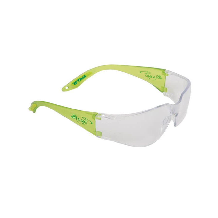 green safety glasses