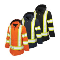 Hi-Viz Insulated Duck Canvas Parka