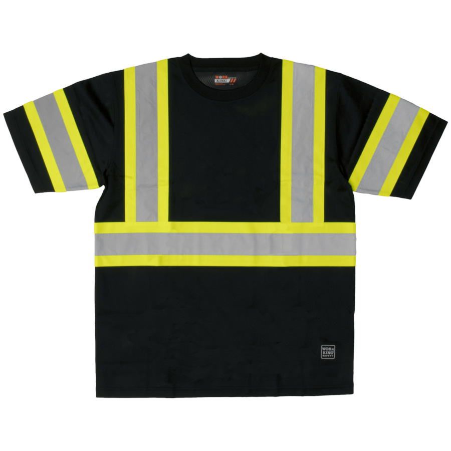 High Visibility Safety T-shirt, Short Sleeve Safety Shirts, Green T-shirt, Ropa de trabajo 100% Polyester T-shirt, Best T-shirt for workers