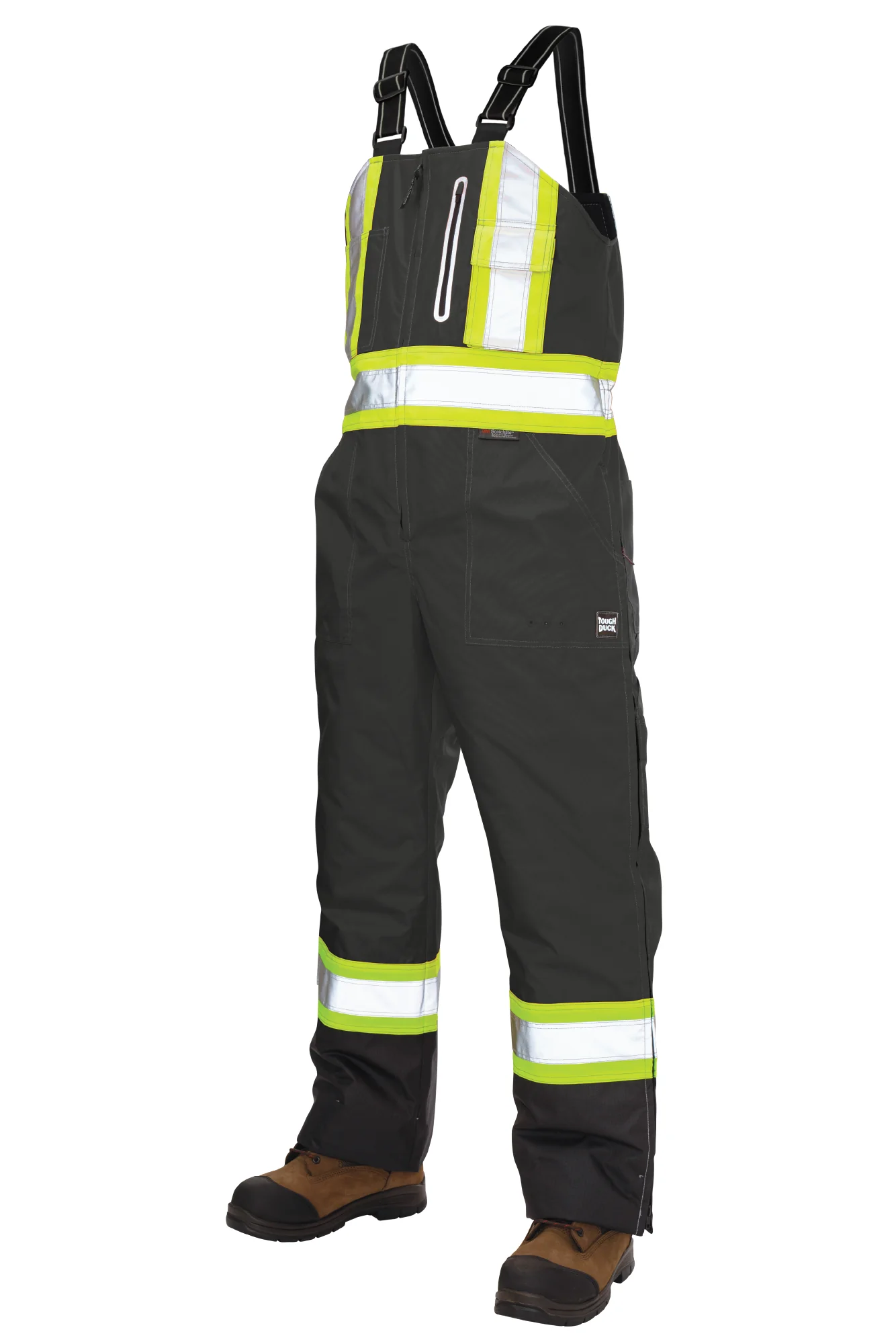 Tough Duck Insulated Hi-Viz Overall - Waterproof - Image 3