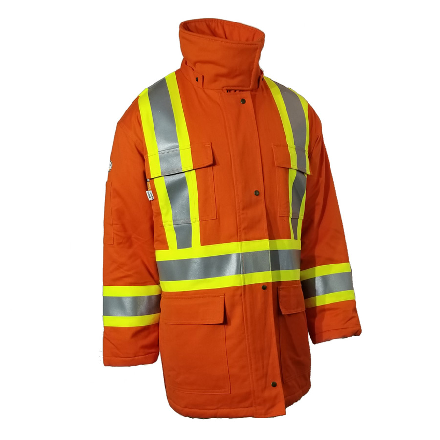 Rasco FR 88/12 Hi-Viz Safety Lined Parka