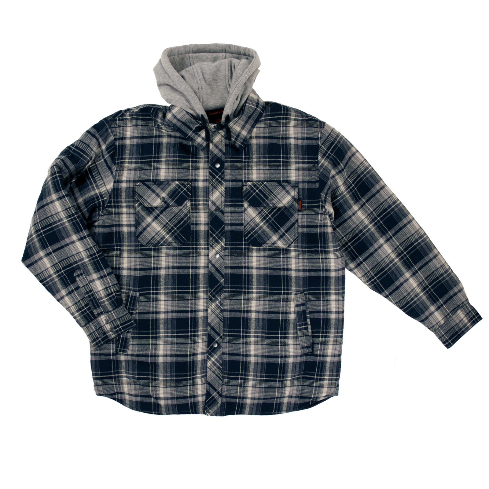 Fooler Front Quilt Lined Flannel Hooded Shirt | Direct Workwear