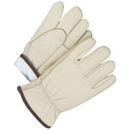 Winter Grain Cowhide Driver Gloves