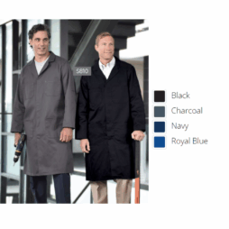 S810 Premium 4-Pocket Poly-Cotton Shop Coat