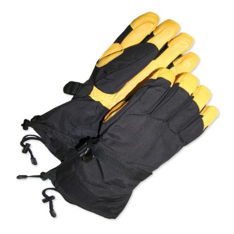 Black and Yellow Gloves