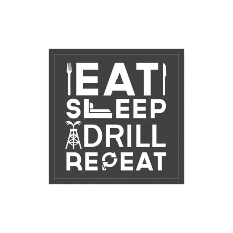 Eat Drill Repeat Sticker