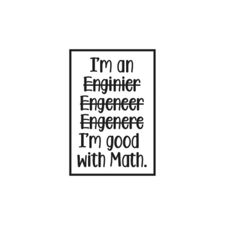 Engineer Spelling Sticker