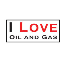 Love oil and gas Sticker