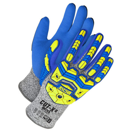 hi-viz tpr cut resistant glove