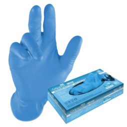blue nitrile food grade gloves disposable