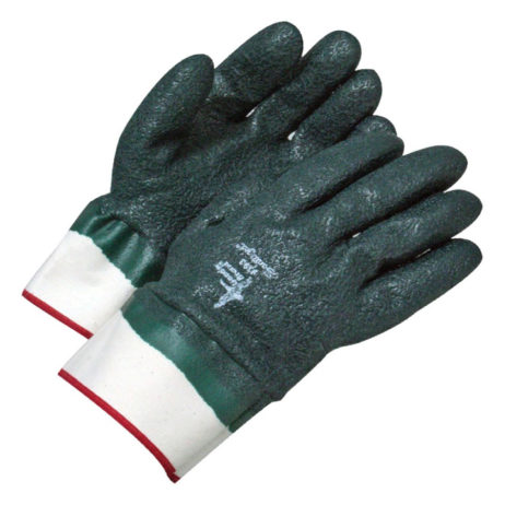 green pvc glove