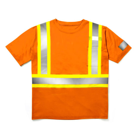orange safety tshirt