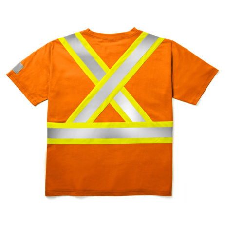 orange cotton tshirt