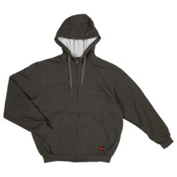 charcoal zip hoodie