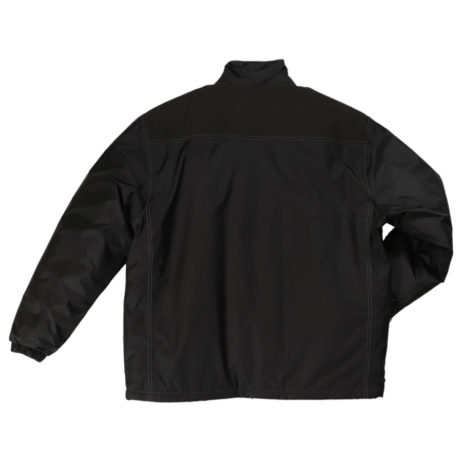 insulated poly oxford jacket back