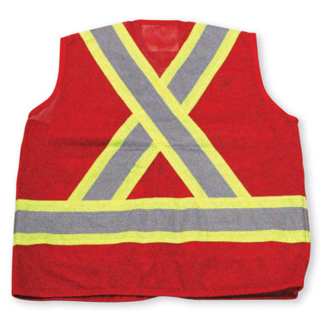 red mesh vest back