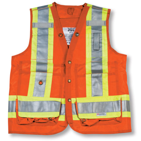 orange surveyor vest