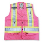 pink surveyor vest