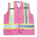 mesh pink surveyor vest