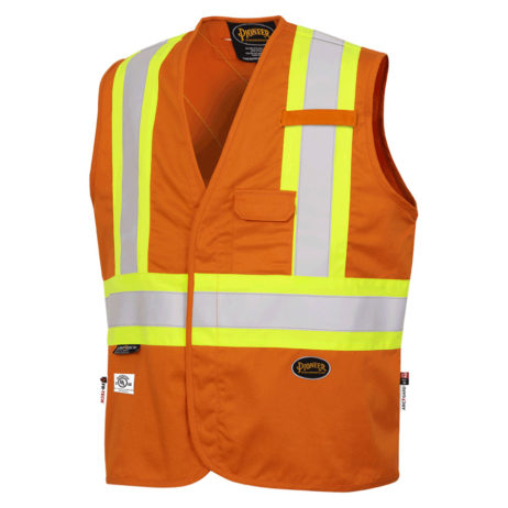 orange fr safety vest