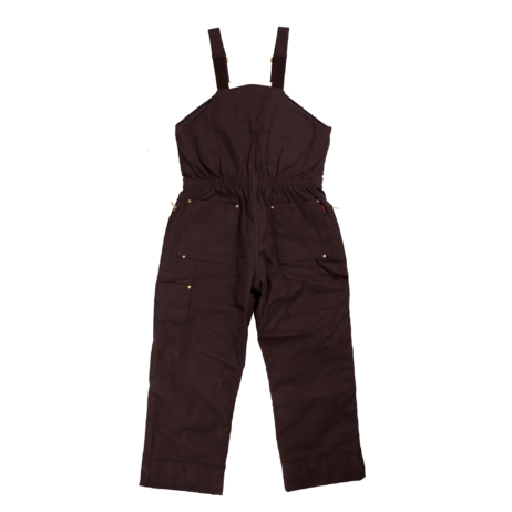 dark-brown-insulated-bib-overalls-rear-view