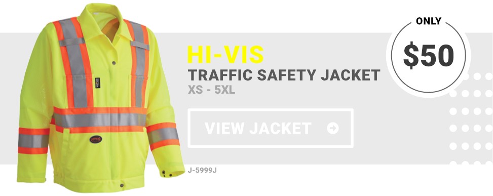 hi-vis traffic safety jacket