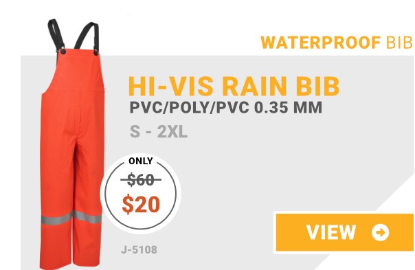 waterproof hi-vis overalls