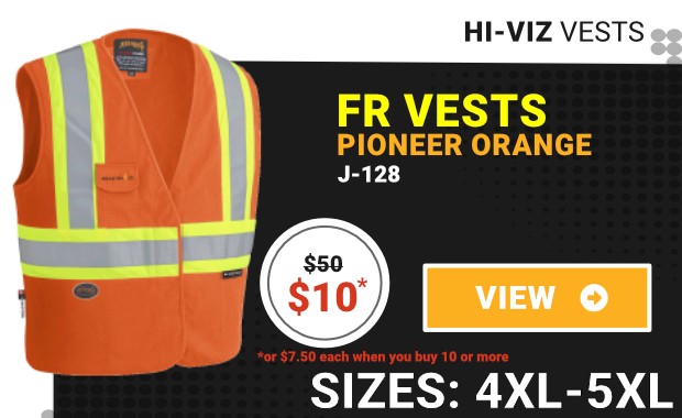 Orange FR Safety Vest