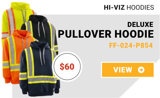 Deluxe Pullover Hi-Viz Hoodie