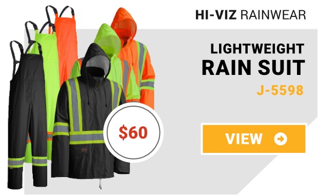 Hi Viz Lightweight Rain Suit