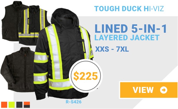 Tough Duck Insulated Pull-on- Hi-Vis Pants S614 – WORK N WEAR