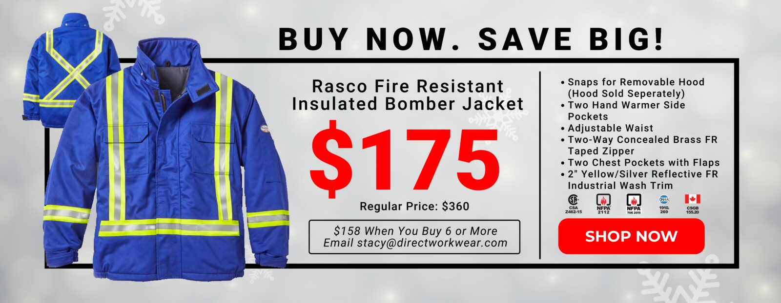 rasco fr insulated jacket