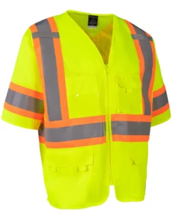 Hi-Viz Hybrid Traffic Vest Safety Shirt