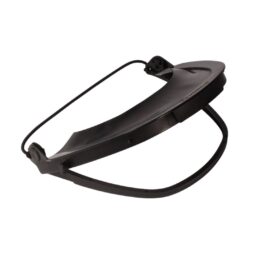 Cap-Mounted Face-Shield Bracket With Elastic Band And Rubber Gasket