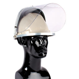 High Performance Face-Shield Bracket for Standard Brim Hard Hats with Rubber Dust Guard Gasket