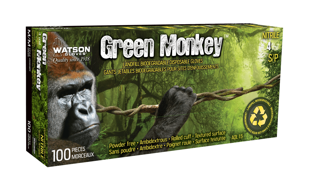 Green Monkey™ 4 Mil Biodegradable Nitrile Gloves (Box of 100) - Image 2