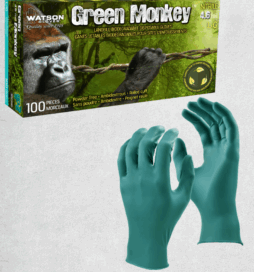Watson Gloves® Green Monkey™ 4 Mil Biodegradable Nitrile Gloves (Box of 100)
