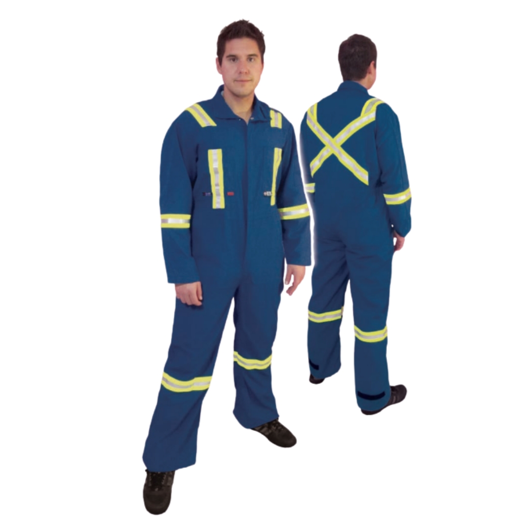 FR Hi-Viz Nomex® IIIA Royal Blue 6 oz Contractor Coveralls (38T & 56R)