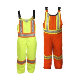 Hi-Viz Quilt Lined Insulated Waterproof Bib Overalls