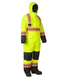 FR Hi-Viz Eureka Deep Freeze Insulated Waterproof Ripstop Coverall