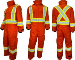 Atlas Guardian® FR/AR 4” Hi Vis Insulated Coverall (XS - 7XL R & T)