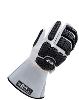 Lined Grain Goatskin 1-Finger Mitt w/5" Cuff (Cut/Impact)