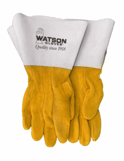 "Buckweld" MIG/TIG Clute Cut Split Elk Hide Welding Gloves
