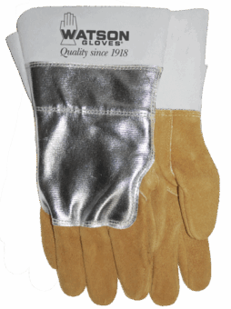 "Heavy Metal" Aluminized Split Elk Hide Welder