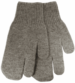 "Wooly Mammoth" Wool-Blend 1-Finger Mitt Liner
